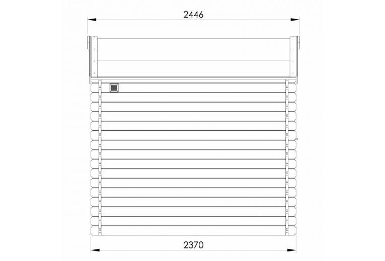 Gartenhaus NICO – 2,8 m²