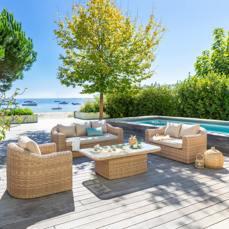 Garten-Ecklounge BORA – 6 Plätze