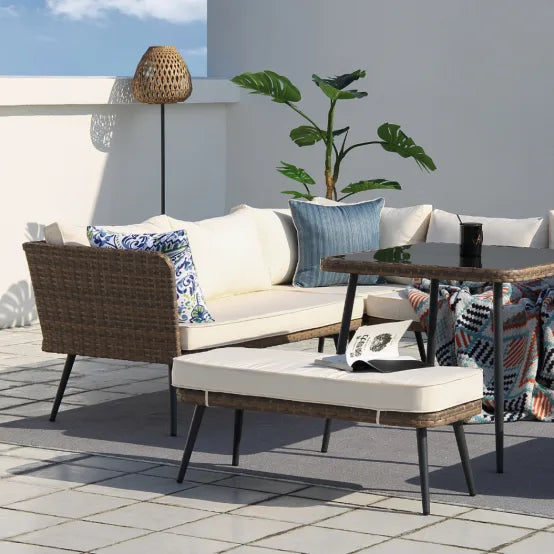 Gartenlounge-Set RAYON – 9 Sitzplätze