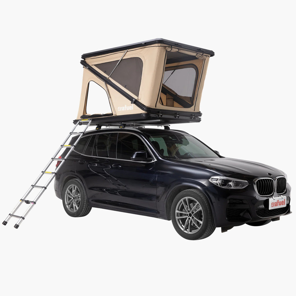 Hartschalen-Dachzelt aus Aluminium – 2 Personen