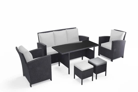 Gartenlounge-Set NID – 7 Sitzplätze