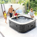 Aufblasbarer Whirlpool Schiefer – 4 Personen + Thermoabdeckung