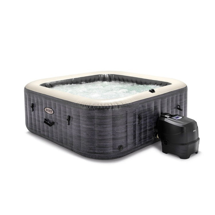 Aufblasbarer Whirlpool Schiefer – 4 Personen + Thermoabdeckung