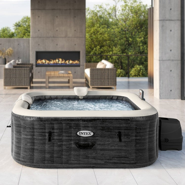 Aufblasbarer Whirlpool Schiefer – 6 Personen + Thermoabdeckung