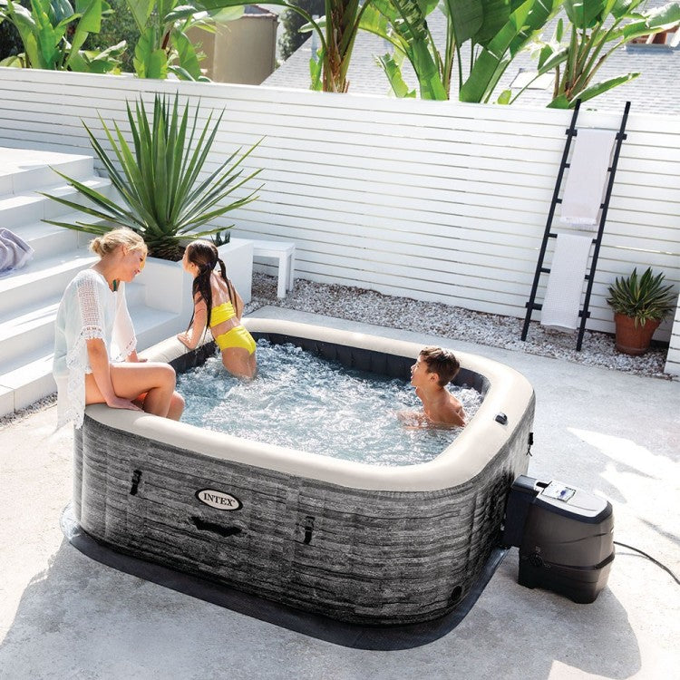 Aufblasbarer Whirlpool Schiefer – 6 Personen + Thermoabdeckung