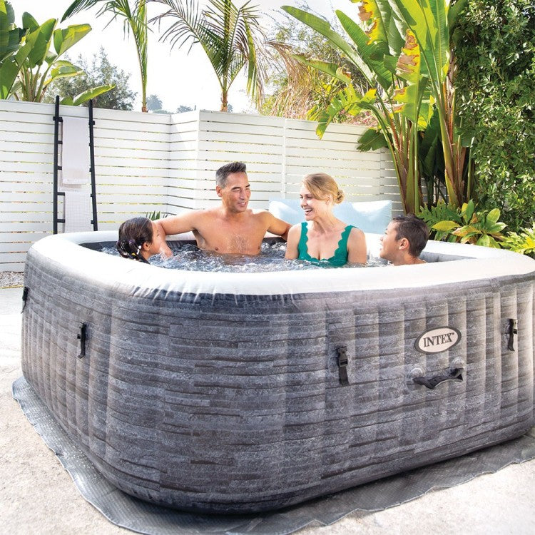Aufblasbarer Whirlpool Schiefer – 6 Personen + Thermoabdeckung