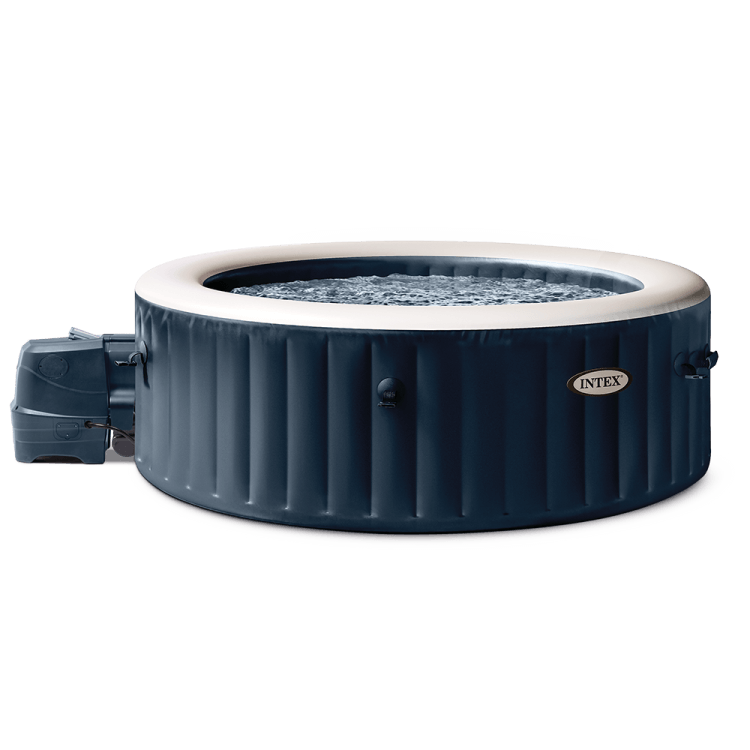 Aufblasbarer Whirlpool Marineblau – 6 Personen + Thermoabdeckung