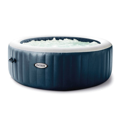 Aufblasbarer Whirlpool Marineblau – 4 Personen + Thermoabdeckung