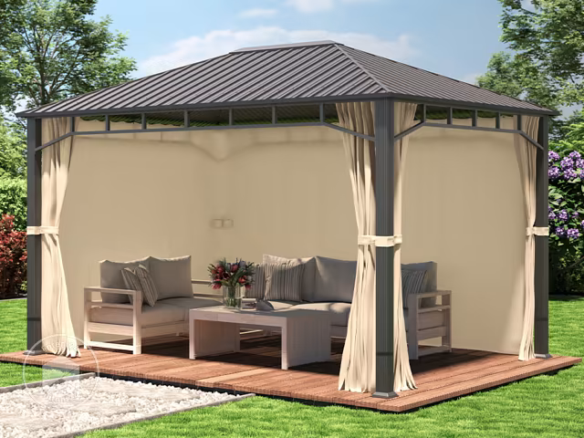 Gartenpavillon Sunset Superior, 3×4 m