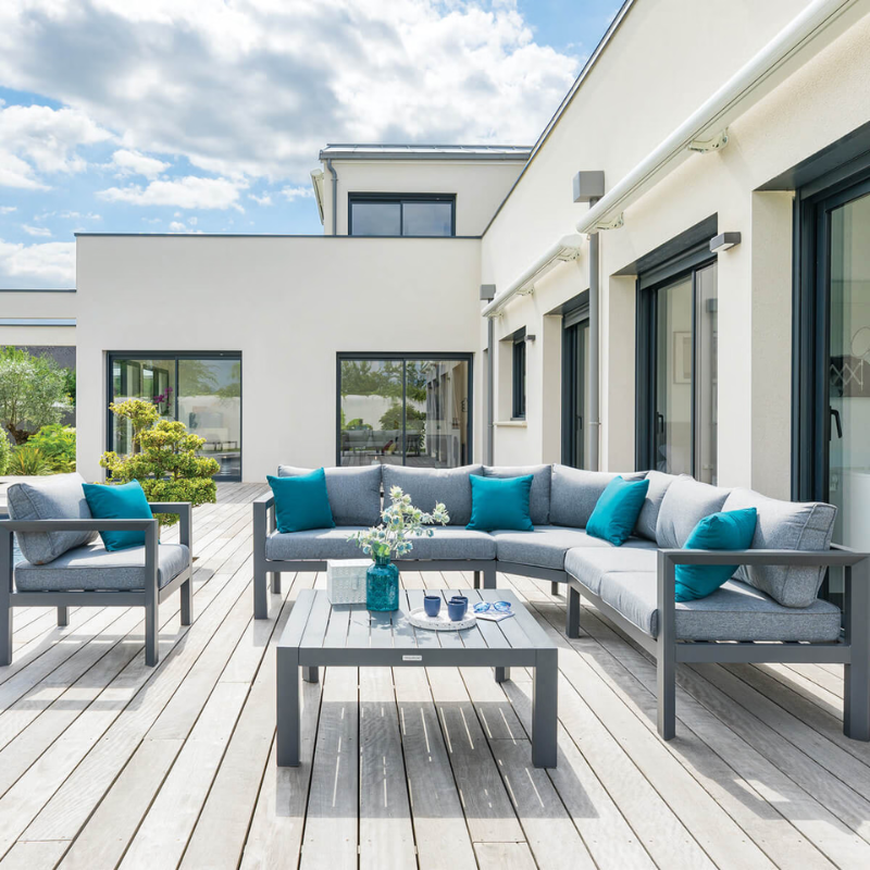 Garten-Ecklounge EVA – 6 Plätze