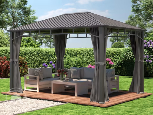 Gartenpavillon Sunset Superior, 3×4 m