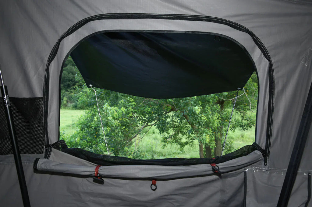 Hartschalen-Dachzelt aus Aluminium – 4 Personen