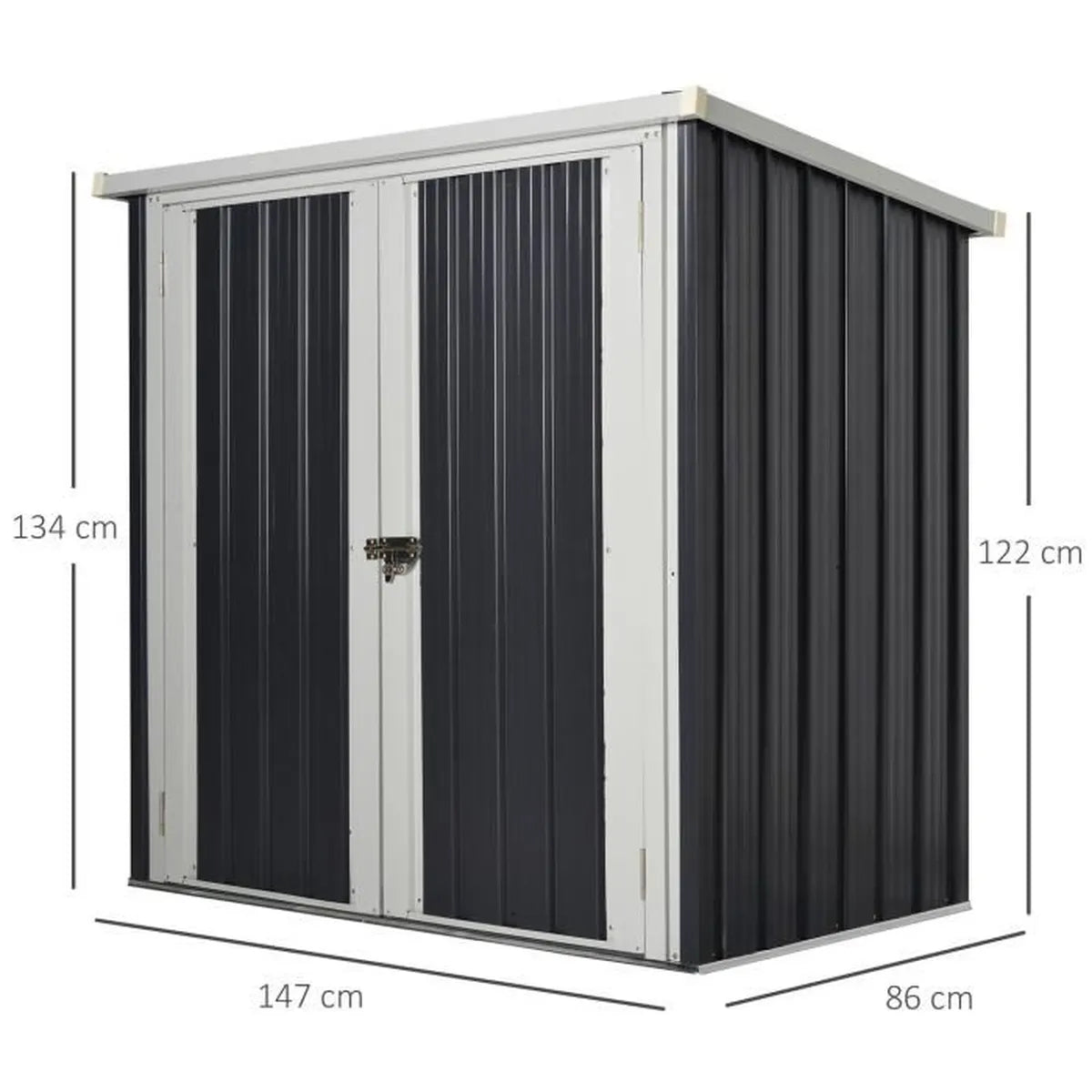 Gartenhaus STEEL – 1,26 m²