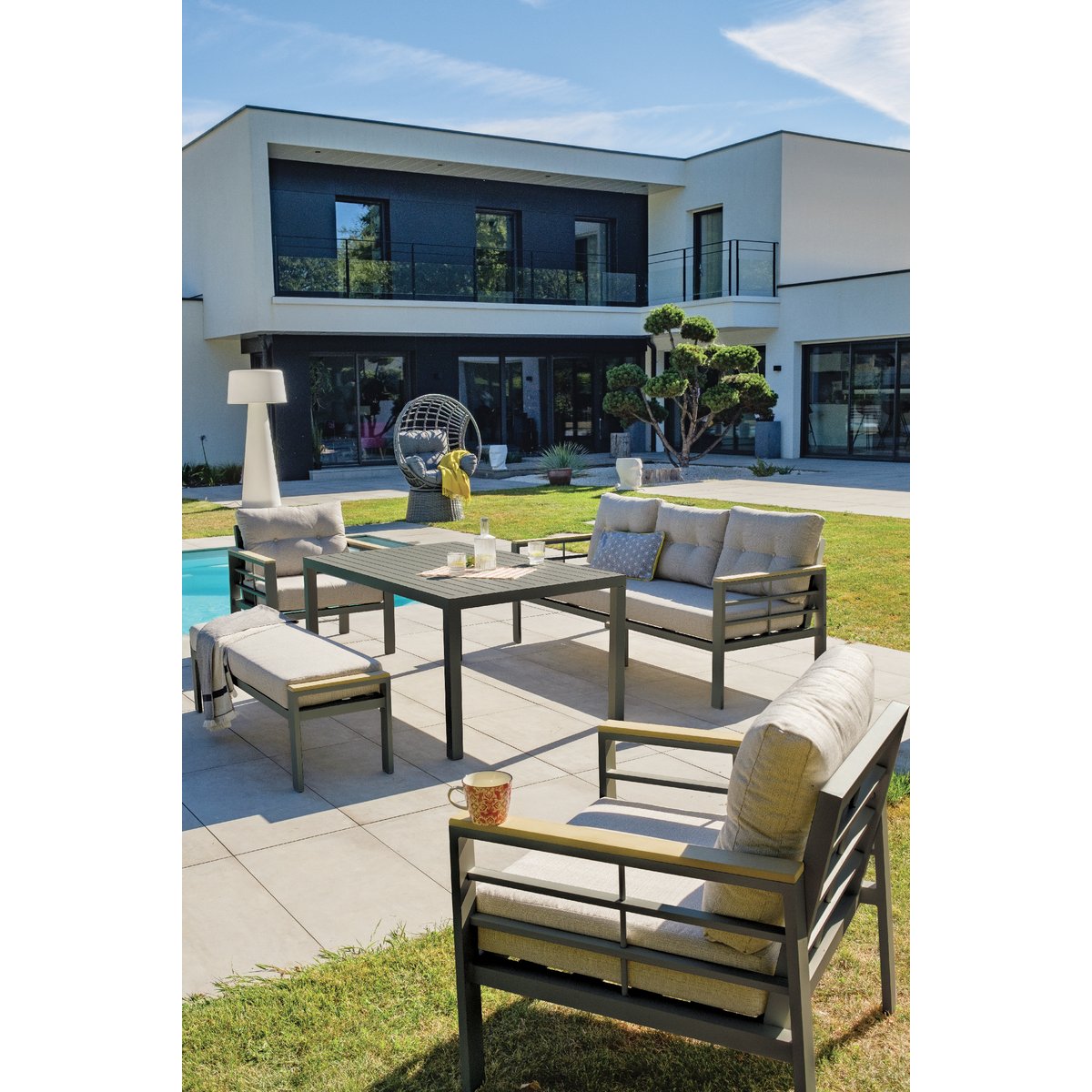 Garten-Lounge-Set CAYENNE – 7 Plätze