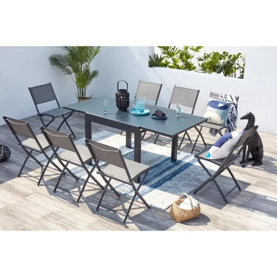 Gartenlounge-Set VERDURE – 8 Sitzplätze