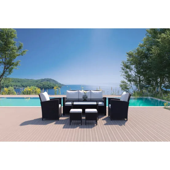 Gartenlounge-Set NID – 7 Sitzplätze
