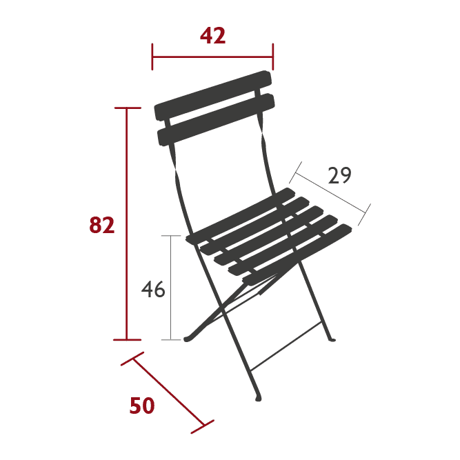 Fermob BISTRO Klappstuhl Metall