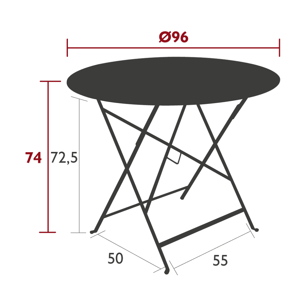 BISTRO Gartentisch – Ø96