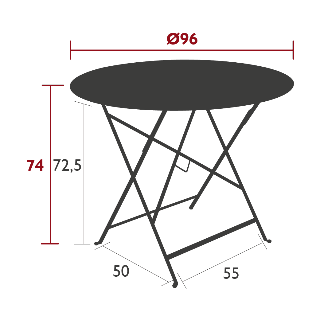 BISTRO Gartentisch – Ø96
