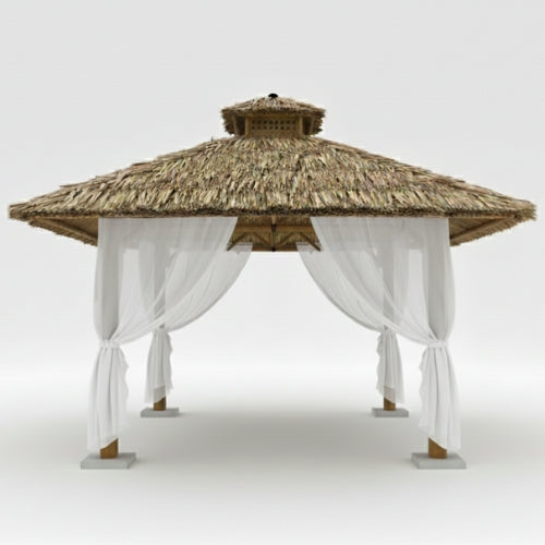 Bambus-Paillote für den Garten | Gazebo & natürliche Pergola