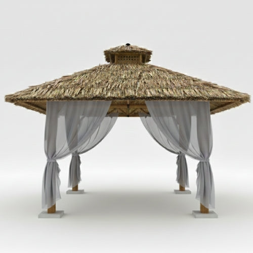 Bambus-Paillote für den Garten | Gazebo & natürliche Pergola