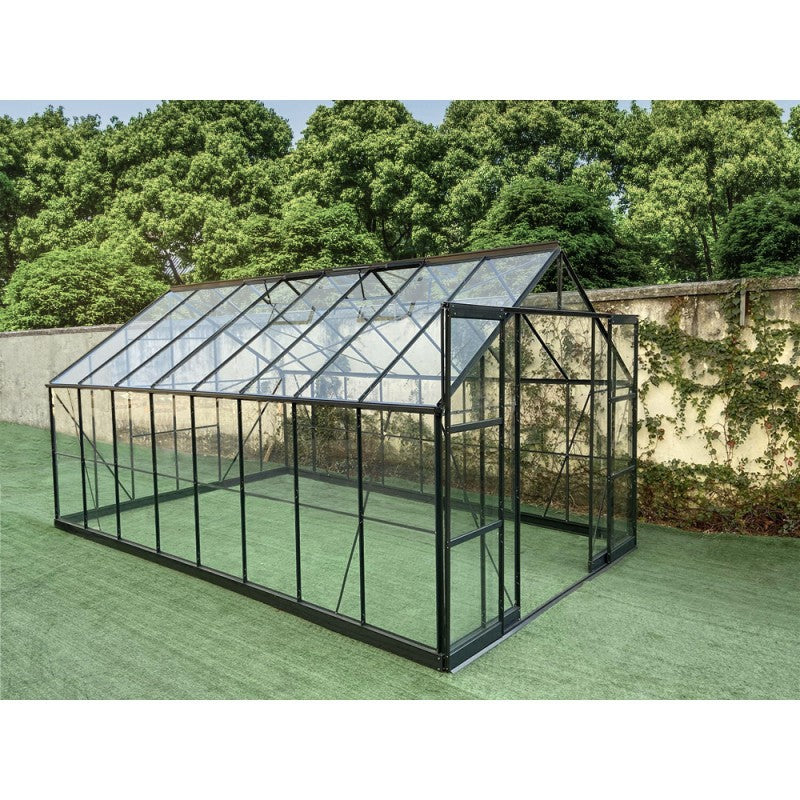 Garten-Gewächshaus Prima – 14,52 m², Aluminium Anthrazit & 4 mm Sicherheitsglas