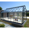 Garten-Gewächshaus Prima – 14,52 m², Aluminium Anthrazit & 4 mm Sicherheitsglas