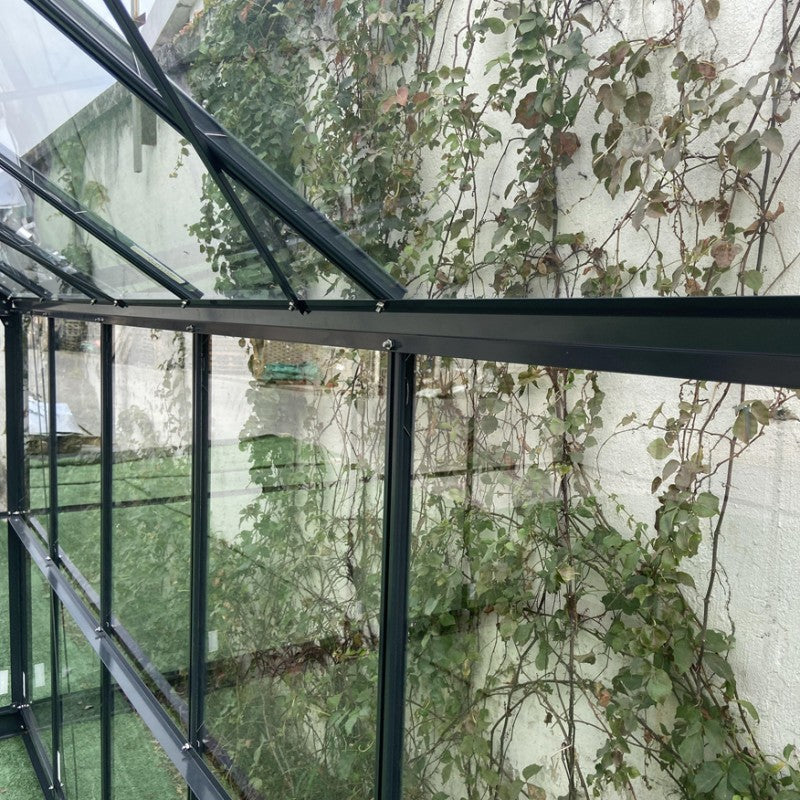 Garten-Gewächshaus Prima – 14,52 m², Aluminium Anthrazit & 4 mm Sicherheitsglas