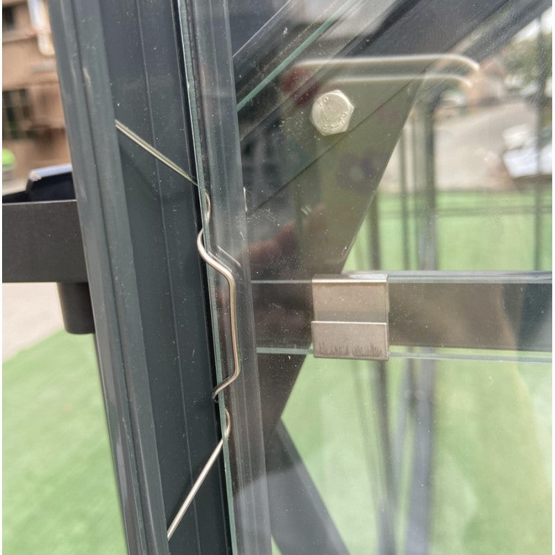 Garten-Gewächshaus Prima – 14,52 m², Aluminium Anthrazit & 4 mm Sicherheitsglas