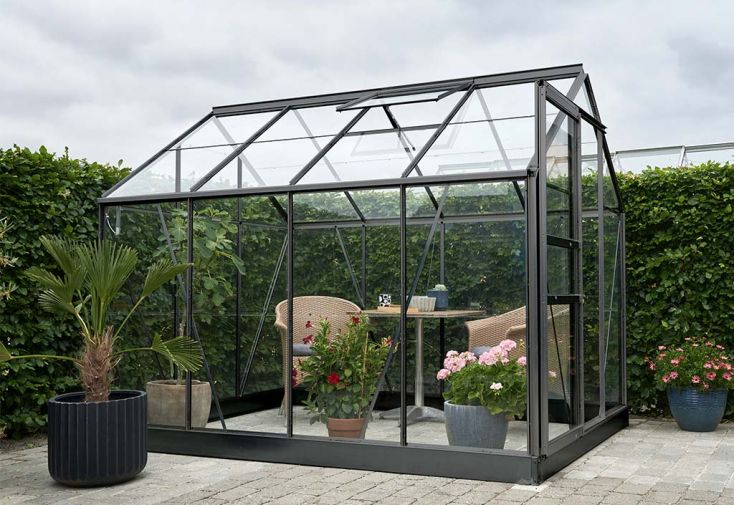 Garten-Gewächshaus POPULAR – 5 m², Gartenglas